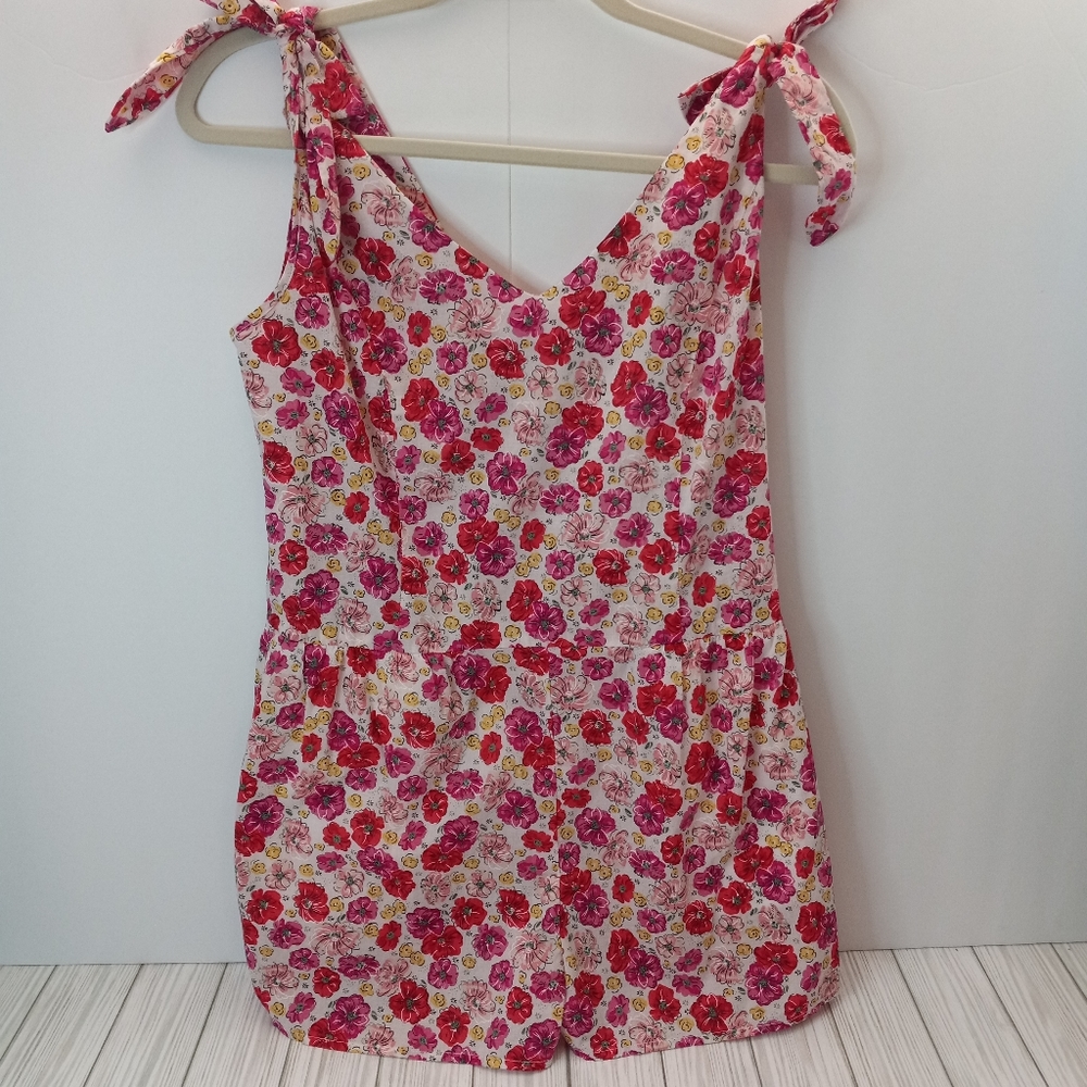 Miley Cyrus & MaxAzria Floral Romper